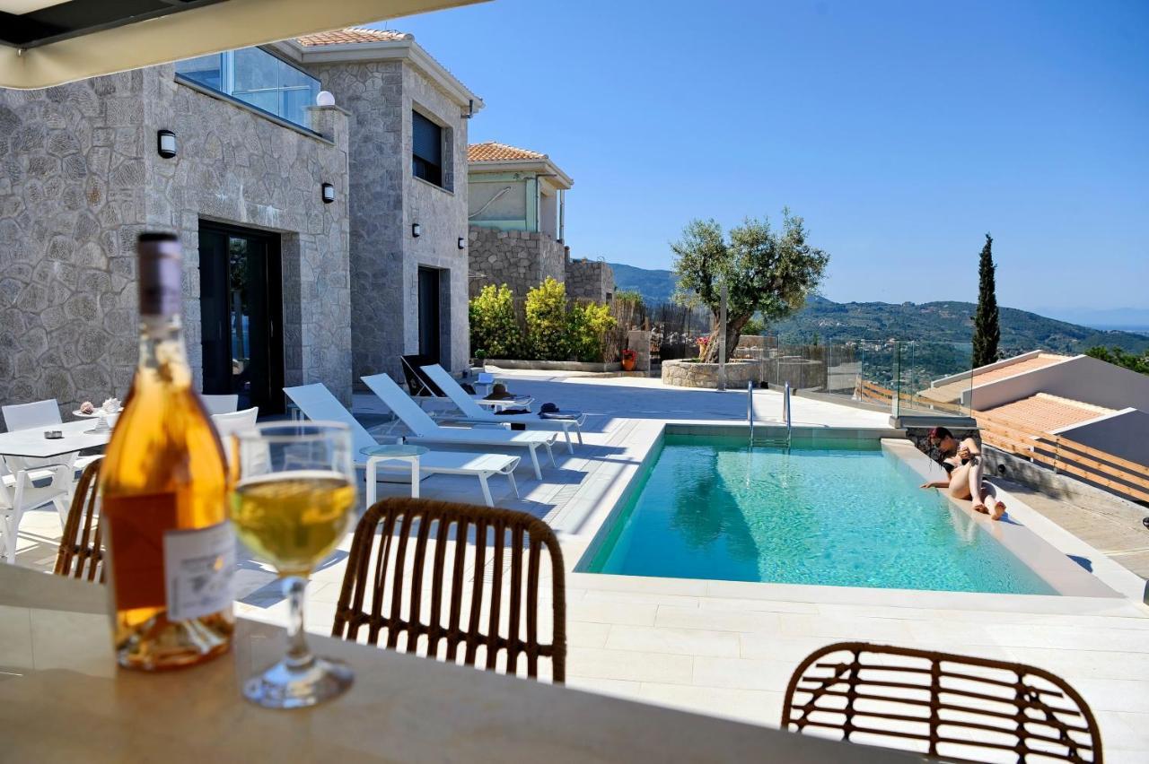 Ionian Stone Luxury Villa Nikiana Exterior foto